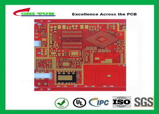 De Buena Calidad PWB de múltiples capas que fabrica color rojo de la disposición del PWB de la placa de circuito del control de Impandence Proveedores