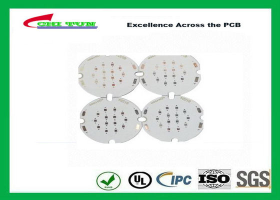 De Buena Calidad Placa de circuito impresa base de aluminio del PWB LED de 1 capa, máscara blanca de la soldadura Proveedores